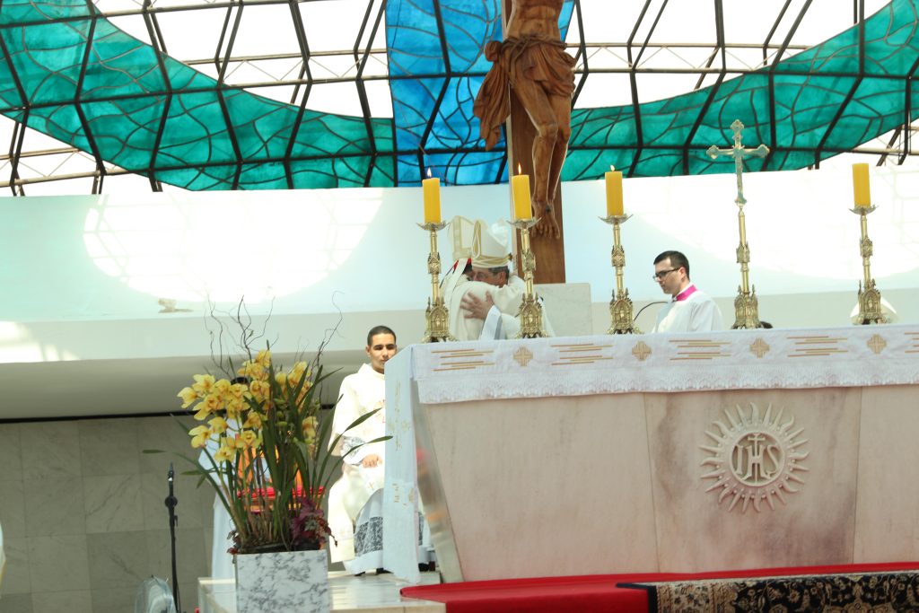 Dom José Aparecido agradece o carinho da Arquidiocese de Brasília na Missa de envio