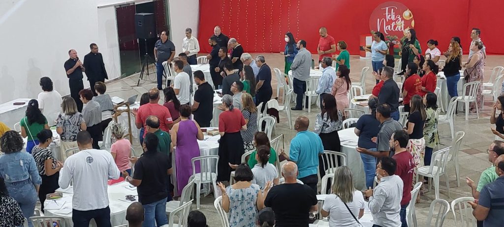 Vicariato Sul recebe a formação do Projeto “Meditando a Palavra de Deus a partir de Comunidades Eclesiais Missionárias” Vicariato Sul recebe a formação do Projeto “Meditando a Palavra de Deus a partir de Comunidades Eclesiais Missionárias”