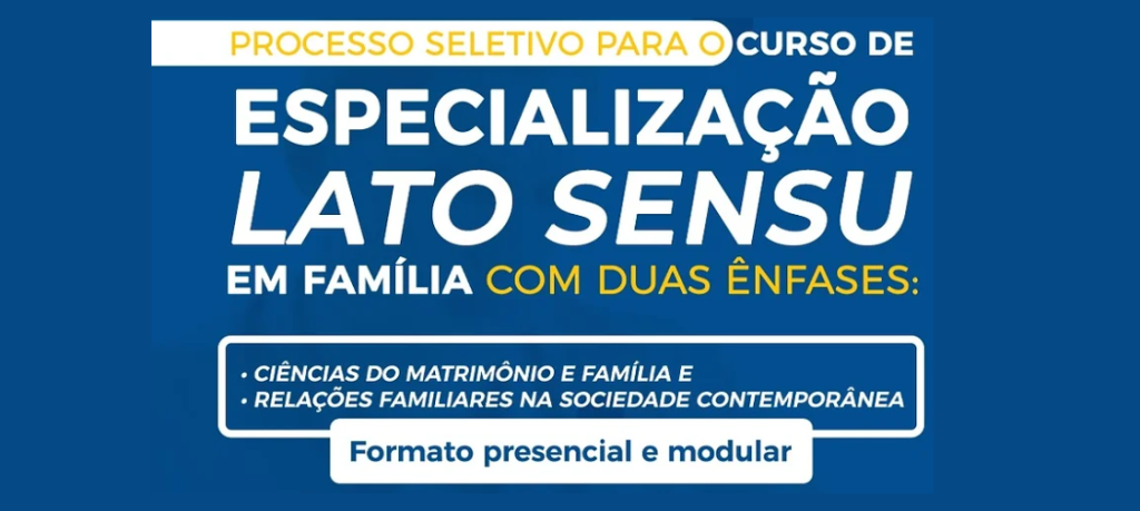 FATEO oferece curso de Especialização em Família FATEO oferece curso de Especialização em Família