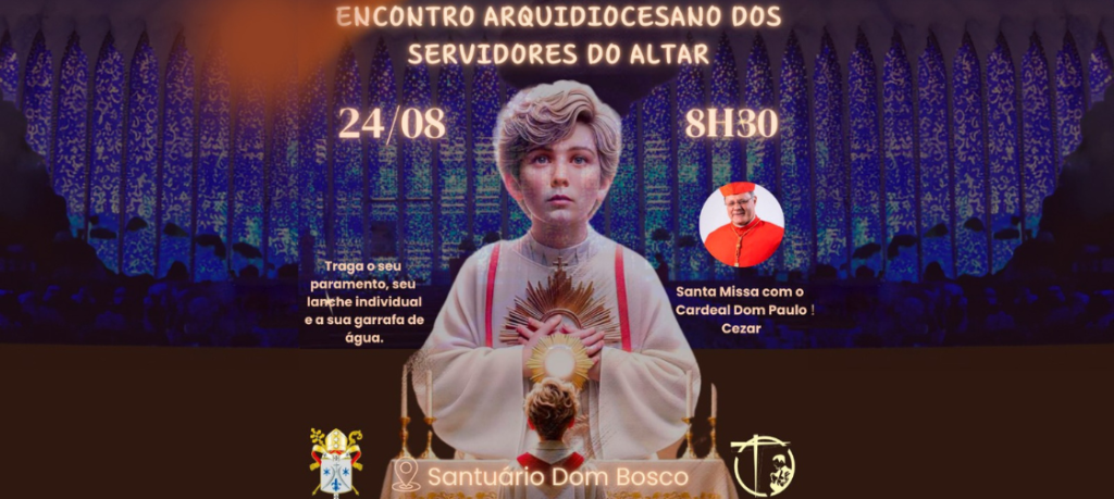 Arquidiocese de Brasília celebra a Festividade de São Tarcísio, Padroeiro dos Servidores do Altar