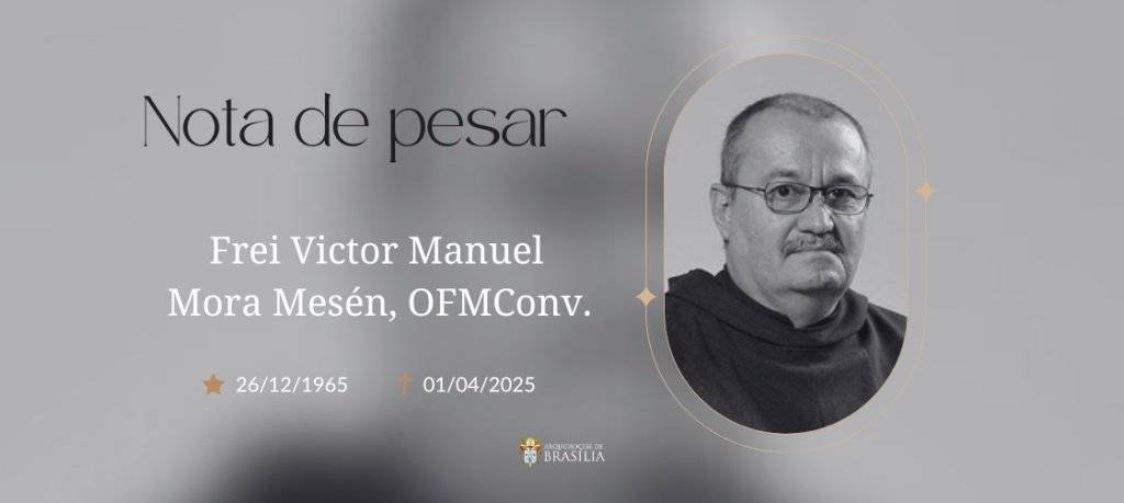 Nota de pesar: falecimento do Frei Victor Manuel Mora Mesén