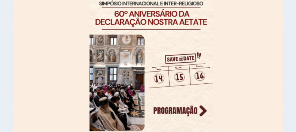 Simpósio internacional celebra 60 anos da Nostra Aetate e reforça compromisso da Igreja com o diálogo inter-religioso Simpósio internacional celebra 60 anos da Nostra Aetate e reforça compromisso da Igreja com o diálogo inter-religioso