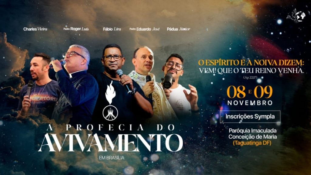 Paróquia Imaculada Conceição de Maria recebe o evento “A Profecia do Avivamento” Paróquia Imaculada Conceição de Maria recebe o evento “A Profecia do Avivamento”