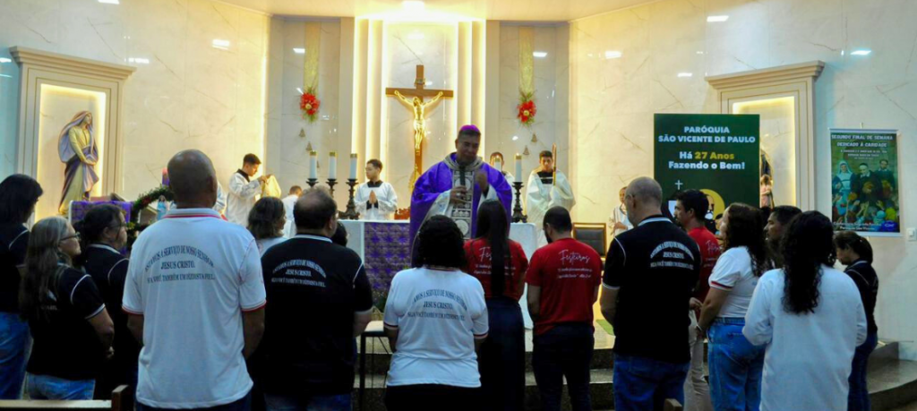 Paróquia de São Vicente de Paulo celebra 8º dia da Novena em ação de graças pelo 27º aniversário paroquial