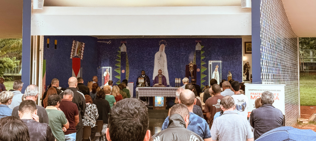Missa de abertura da Campanha da Fraternidade é celebrada na Igrejinha Nossa Senhora de Fátima