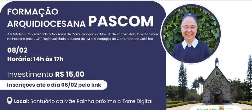 Equipe Arquidiocesana promove Formação da Pascom com foco na vocação e missão do comunicador