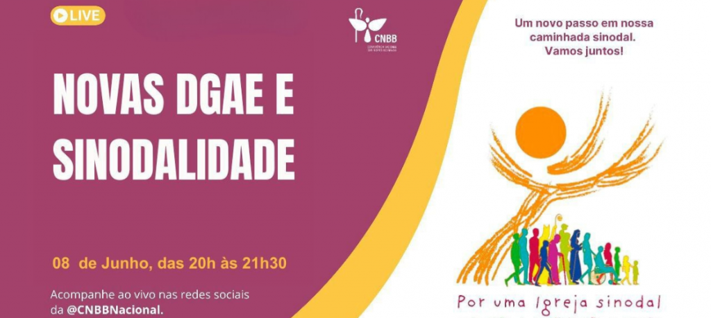 Live abordará as novas Diretrizes da Ação Evangelizadora e os caminhos da sinodalidade na Igreja no Brasil