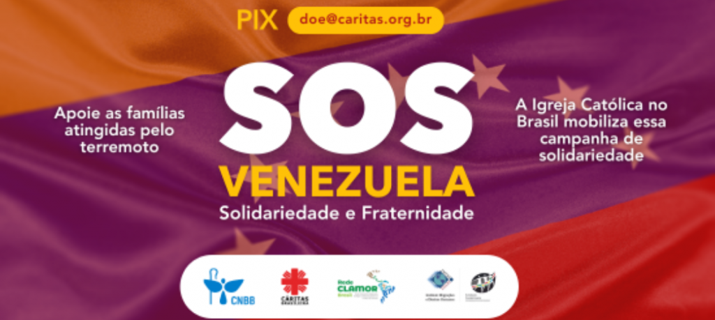 Igreja Católica lança campanha “SOS Venezuela” em apoio às vítimas dos terremotos