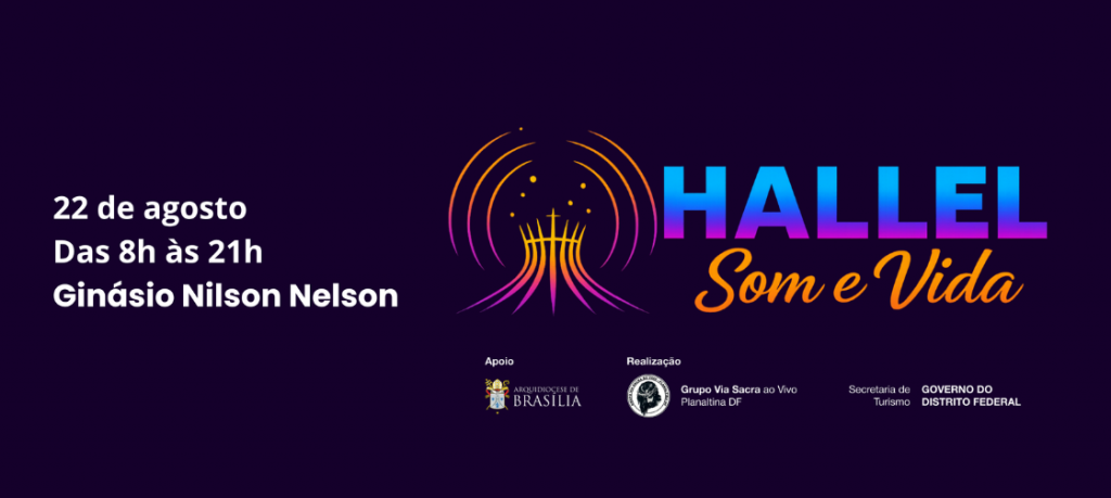 Hallel Brasília reúne jovens e famílias em grande encontro de fé, música e evangelização Hallel Brasília reúne jovens e famílias em grande encontro de fé, música e evangelização